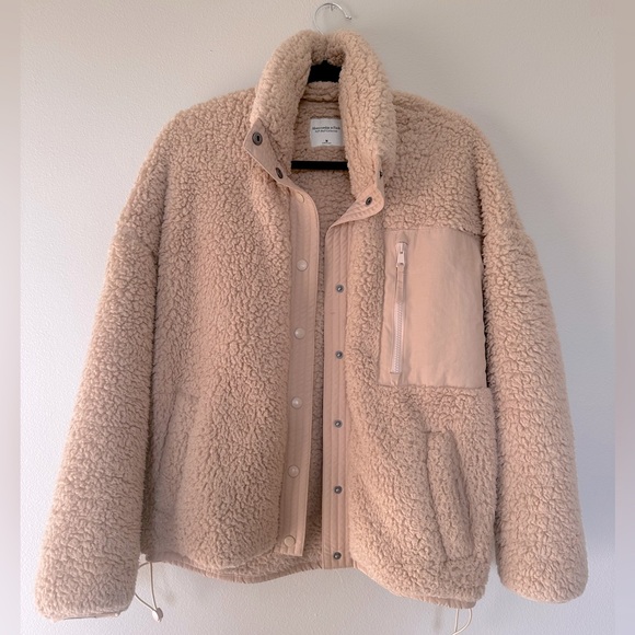 Abercrombie & Fitch Teddy fleece Jacket - Picture 1 of 3